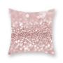 Nordic Style Rose Gold Pink Velvet Cushion Cover, Geometric Pattern Cushion Cover /