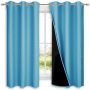 Two layers Of Solid Color 100% Shading Curtain Blackout Bedroom Curtains For Living Room Blackout Curtains/