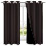 Two layers Of Solid Color 100% Shading Curtain Blackout Bedroom Curtains For Living Room Blackout Curtains/