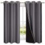 Two layers Of Solid Color 100% Shading Curtain Blackout Bedroom Curtains For Living Room Blackout Curtains/