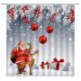 2022 Polyester Shower Curtain 3D, Famous Zhejiang Christmas Truck Shower Curtain#
