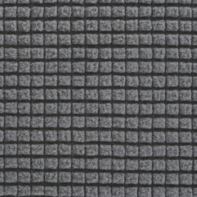 1/2/3/4Seater Gray Corn Kernel Cover Knitted Sofa Cover, High Quality Polar Fleece Bedroom Solid Sectional Elastic Sofa Cover/