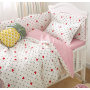 Nursery School 100% Cotton Bedding Set Baby Bedsheet, Custom 3 Piece Suit Cartoon Bedding Sets/