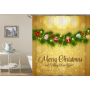 Drop Shipping Star With Moon Balloon Christmas Decoration Waterproof Shower Curtain/