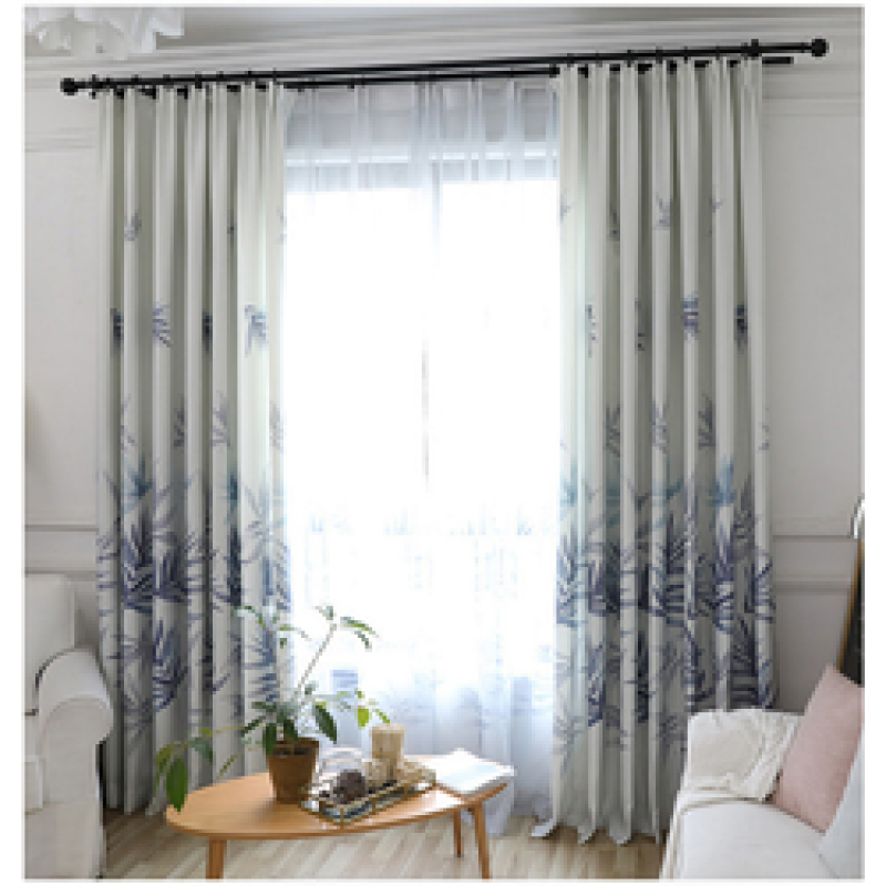 Best Selling Products Printed Valance Fabric, Super Soft Natural Leaves Printed Valance Fabric#