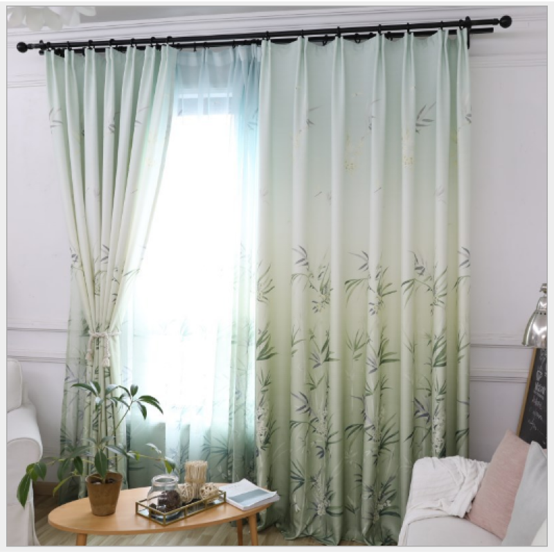 Best Selling Products Printed Valance Fabric, Super Soft Natural Leaves Printed Valance Fabric#