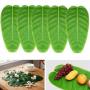 15PCS Large Artificial Faux Tropical Banana Leaves Placemat, Jungle Beach Hawaiian Adventure Theme Party Place Mat#