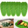 15PCS Large Artificial Faux Tropical Banana Leaves Placemat, Jungle Beach Hawaiian Adventure Theme Party Place Mat#