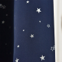 Cheap Designs Star Silver Foil Printing Curtain For Door, Elegant Ready Made Blackout Door Curtain