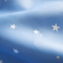 Cheap Designs Star Silver Foil Printing Curtain For Door, Elegant Ready Made Blackout Door Curtain