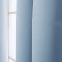 Hotel grade bright sky blue philippines design pinch pleat living room curtains luxury