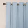 Hotel grade bright sky blue philippines design pinch pleat living room curtains luxury