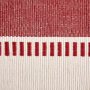 Wholesale DII Dobby Stripe Woven 13x72-inch  Redwood Beautiful Decorative burgundy table runner For Wedding Party