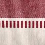 Wholesale DII Dobby Stripe Woven 13x72-inch  Redwood Beautiful Decorative burgundy table runner For Wedding Party