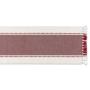 Wholesale DII Dobby Stripe Woven 13x72-inch  Redwood Beautiful Decorative burgundy table runner For Wedding Party