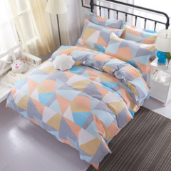Super King Geometry Bed Set,Cover Bed Bedding Set#