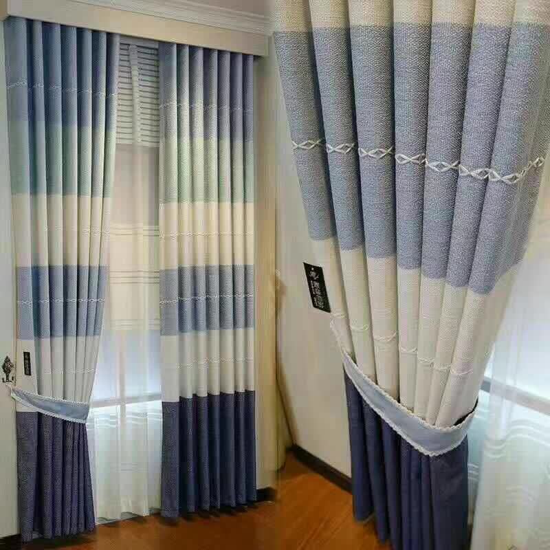 Best Selling Products Bedroom Linen curtain,Wholesale Goods Living Room Sets Curtain Blackout Piece Sale/