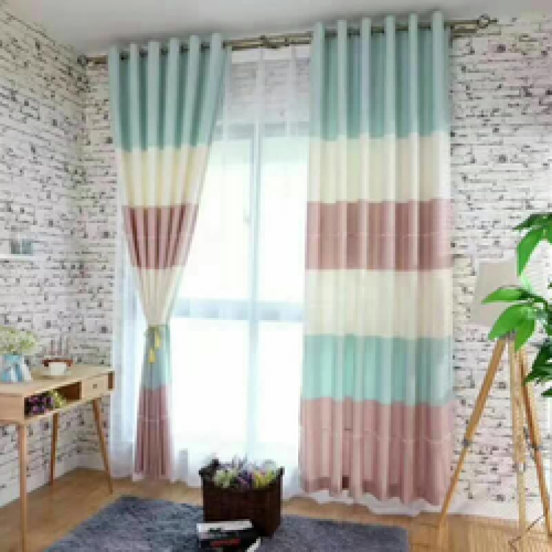 Best Selling Products Bedroom Linen curtain,Wholesale Goods Living Room Sets Curtain Blackout Piece Sale/
