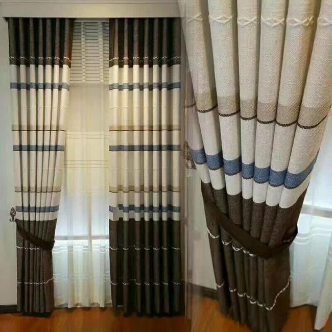 Best Selling Products Bedroom Linen curtain,Wholesale Goods Living Room Sets Curtain Blackout Piece Sale/