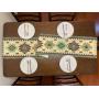 Linen/Polyester Southwest Geometric Rectangle 70 X 13 Inch custom table runner logo Setting Decor for Garden Holiday