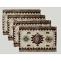 Linen/Polyester Southwest Geometric Rectangle 70 X 13 Inch custom table runner logo Setting Decor for Garden Holiday