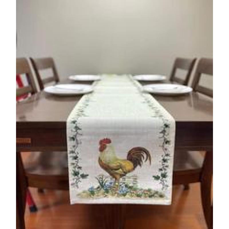 Linen/Polyester Southwest Geometric Rectangle 70 X 13 Inch custom table runner logo Setting Decor for Garden Holiday