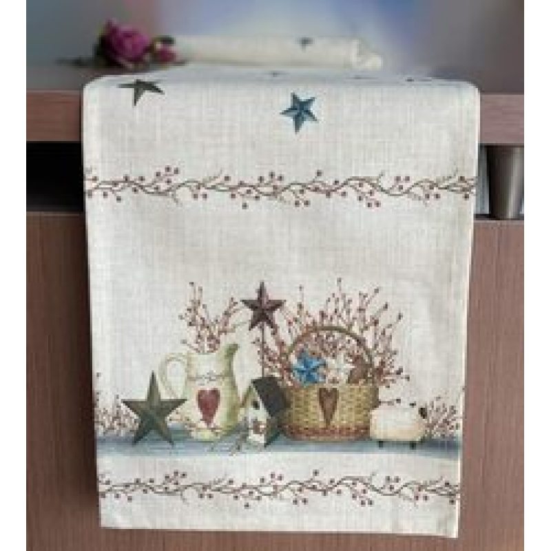 Linen/Polyester Southwest Geometric Rectangle 70 X 13 Inch custom table runner logo Setting Decor for Garden Holiday