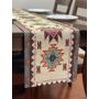 Linen/Polyester Southwest Geometric Rectangle 70 X 13 Inch custom table runner logo Setting Decor for Garden Holiday