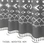 Polyester Waffle Shower Curtain for Bathroom, Waterproof Print Shower Curtains with Tassel$
