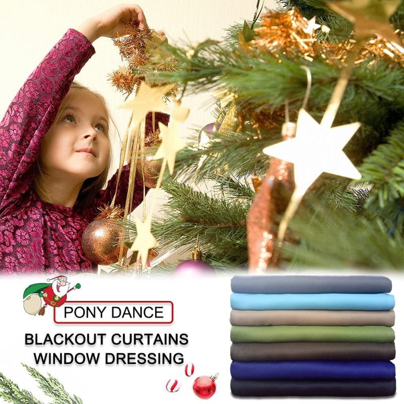 Verdunkelungsvorhänge für Wohnzimmer, Schlafzimmer, Küche, Fensterbehandlungen, kleine Vorhänge, einfarbig, Heimdekoration, Vorhänge