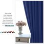 Verdunkelungsvorhänge für Wohnzimmer, Schlafzimmer, Küche, Fensterbehandlungen, kleine Vorhänge, einfarbig, Heimdekoration, Vorhänge