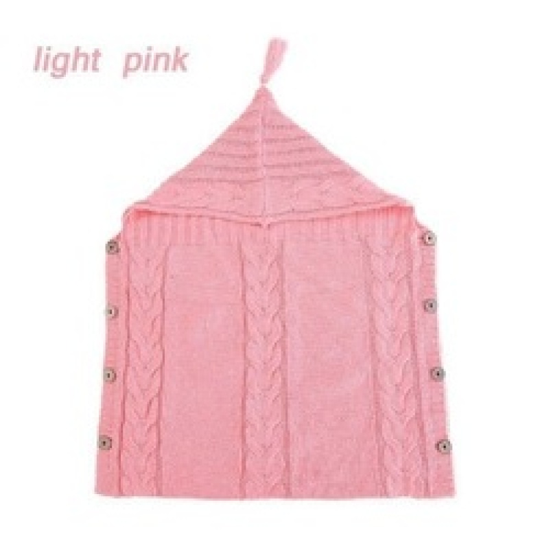 Toddler Knit Blanket Swaddle Sleeping Bag Stroller Wrap for 0-12 Newborn Baby Wrap Swaddle Blanket, Baby Kids Winter Breathable