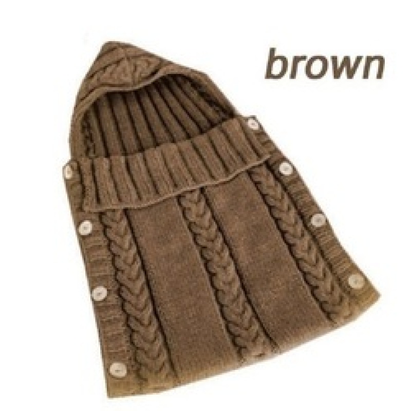 Toddler Knit Blanket Swaddle Sleeping Bag Stroller Wrap for 0-12 Newborn Baby Wrap Swaddle Blanket, Baby Kids Winter Breathable