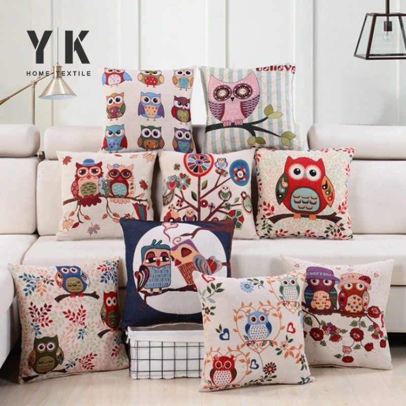 Cartoon cute owl polystyrene foam cold seating wheelchair seat cushion