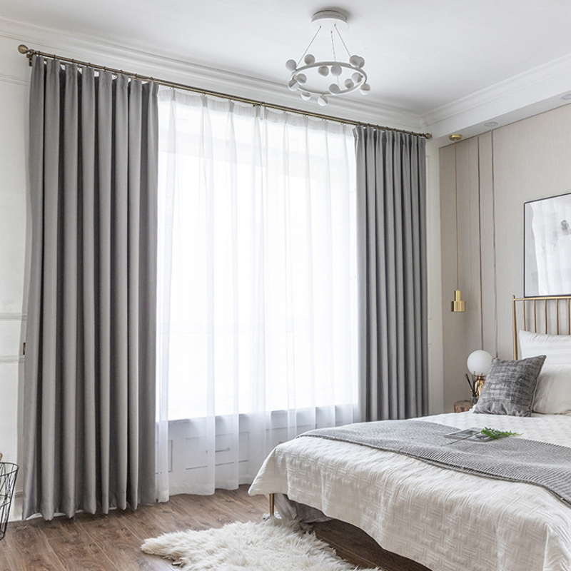 Productos Mas Vendidos En China Curtain Fabric 3 Pass Blackout Modele De Rideaux Salon/