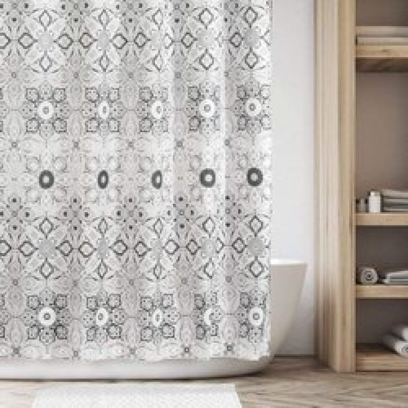 Simple waterproof shower curtain,Thickened polyester shower curtain fabric/