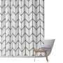 Simple waterproof shower curtain,Thickened polyester shower curtain fabric/
