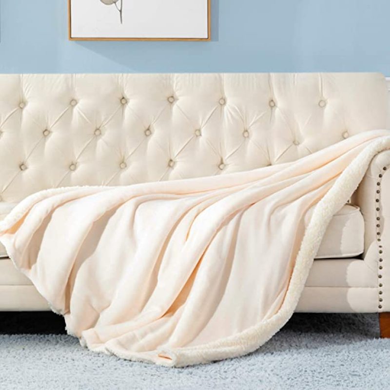 soft blankets fleece flannel  fur fluffy winter summer blanket on for the bed sofa raschel plush blanket