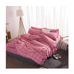 White Stripe Purple Comforter Bedding Set Low Price, Modern Bedset/