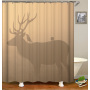 Drop Shipping 2021 Most Popular Minimalist Design Painted Elephant, 180*180cm Size Customized Design Shower Curtain#