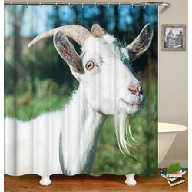 Drop Shipping 2021 Most Popular Minimalist Design Painted Elephant, 180*180cm Size Customized Design Shower Curtain#