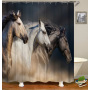 Drop Shipping 2021 Most Popular Minimalist Design Painted Elephant, 180*180cm Size Customized Design Shower Curtain#