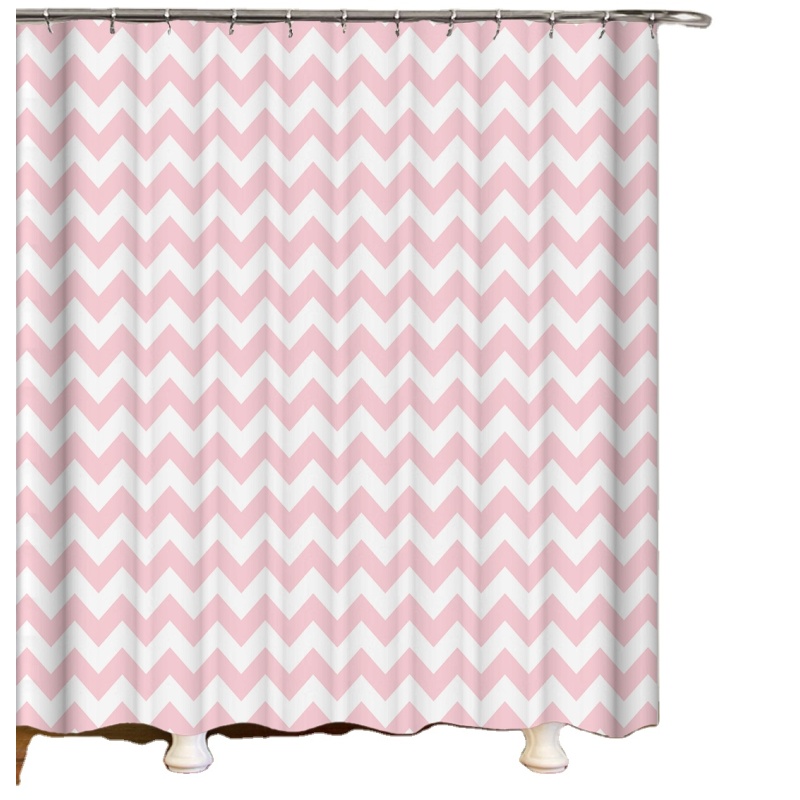 Hot Selling Printed  Many Different Designs 180*180 Bathroom Shower Curtain/