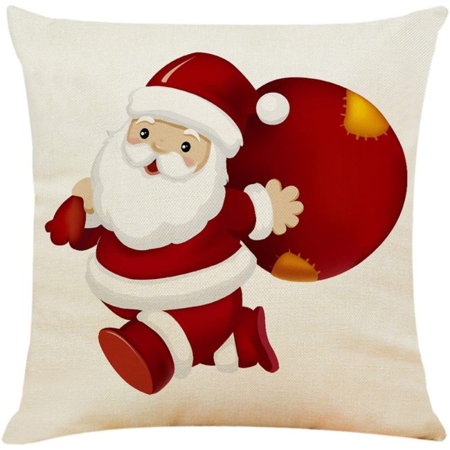 Best Throw Pillow Covers Christmas Decorative Couch Pillow Cases Cotton Linen Pillowcases /