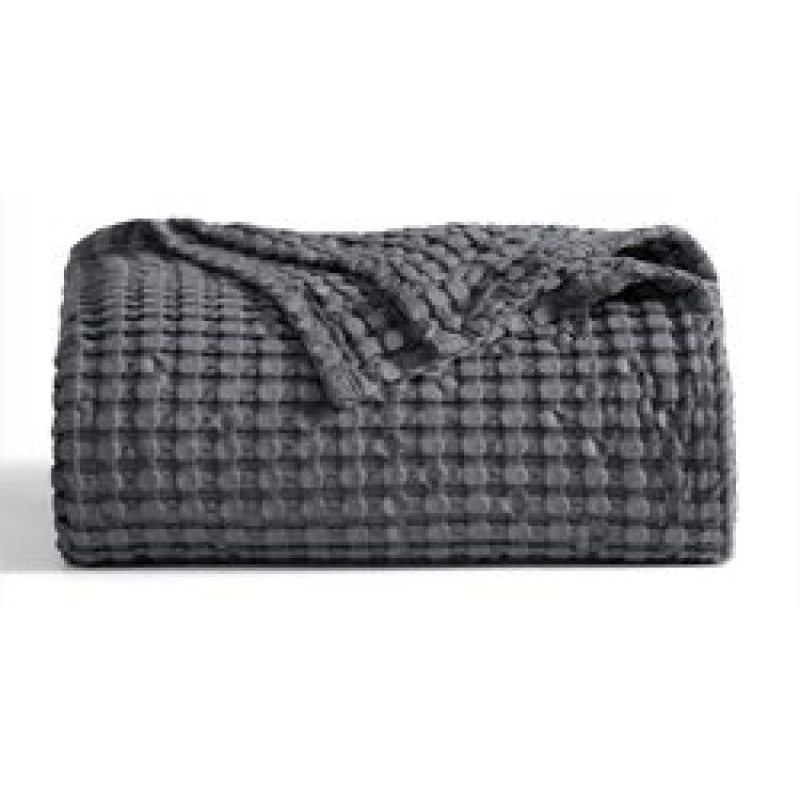 Waffle Plaid Blankets for Bed Sofa Throws Cotton Yarn Towel Blanket for Kids Adult Summer Air Conditioning Quilt Bedspread