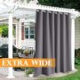 Rideau occultant en toile pour terrasse extérieure (vente en gros), protection contre la chaleur et les UV, idéal pour gazebo, salle à manger, porte, home cinéma.