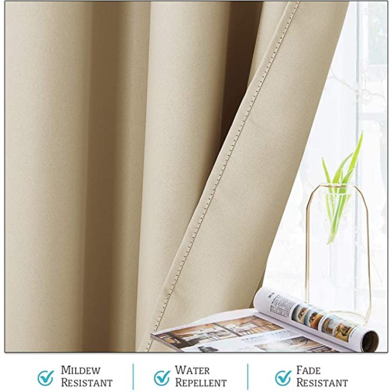 Rideau occultant en toile pour terrasse extérieure (vente en gros), protection contre la chaleur et les UV, idéal pour gazebo, salle à manger, porte, home cinéma.