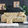 Plant Printed Sofa Cover Modern Style Stretch Slipcover Seat Cover For Couch Sofa 4 3 2 1 Double Seats Stretch With Armrest/