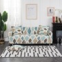 Plant Printed Sofa Cover Modern Style Stretch Slipcover Seat Cover For Couch Sofa 4 3 2 1 Double Seats Stretch With Armrest/