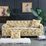 Plant Printed Sofa Cover Modern Style Stretch Slipcover Seat Cover For Couch Sofa 4 3 2 1 Double Seats Stretch With Armrest/